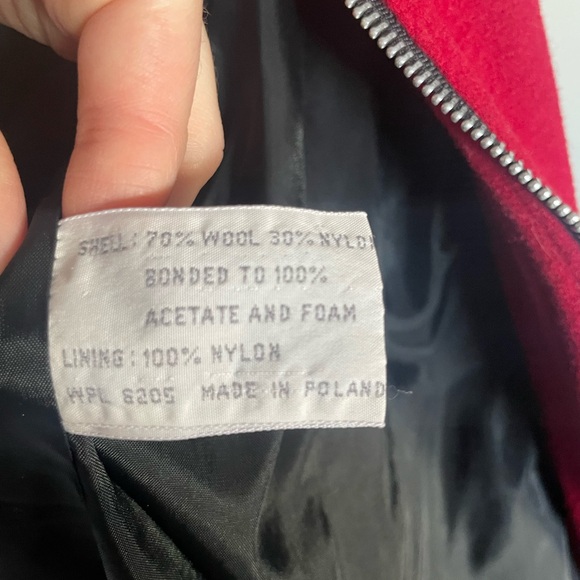 Red Zip-Up Jacket - Picture 7 of 9